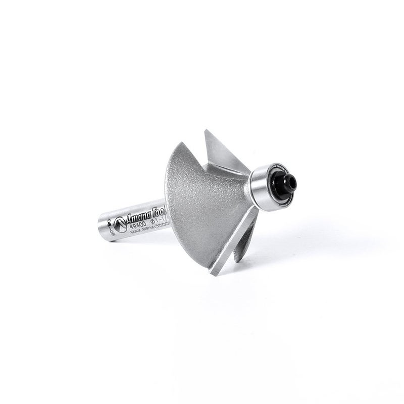 Amana Tool - 49400 Carbide Tipped Chamfer 45Â° x 1-1/4 Dia x 1/2 x 1/4" Shank - Image 3